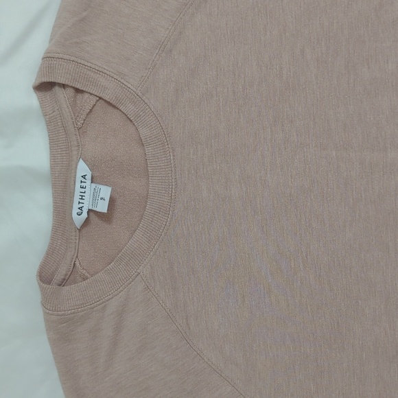 Athleta Mindset Pullover Sweatshirt, Color Mocha Latte Size SP - Picture 5 of 15